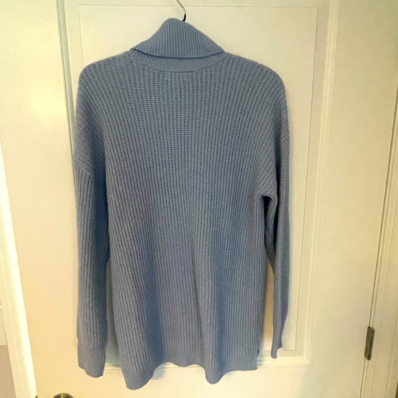 Maurices Light Blue Turtleneck Tunic - Picture 2 of 3